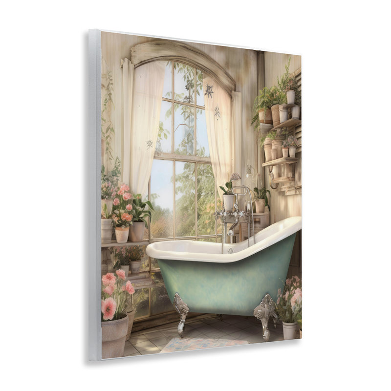 Salle de bain sur plaque murale