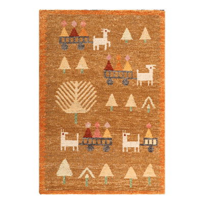 Handmade Wool Geometric Area Rug
