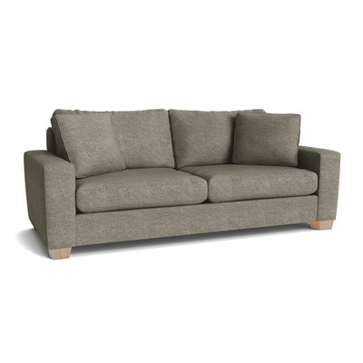Canapé à accoudoirs carrés avec coussins réversibles 87 po Anastase