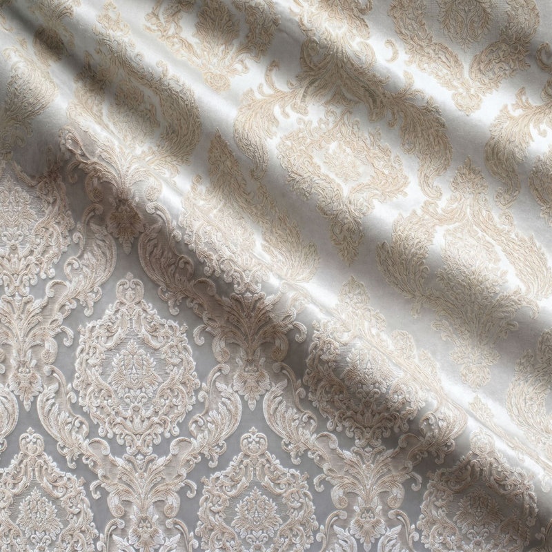 Damask Jacquard | Varley Fabric, Silver