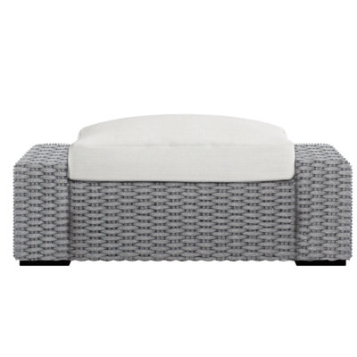 Capri Outdoor Ottoman with Cushion