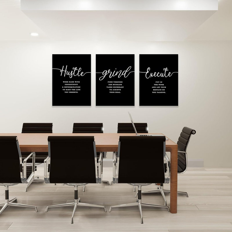3 Piece Wrapped Canvas Print, 60 cm H x 120 cm W