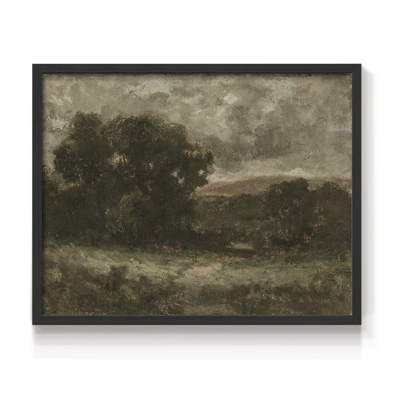 Paysages rétro-DCCxxi-impression encadrée - réversible, H 16 po x l 20 po