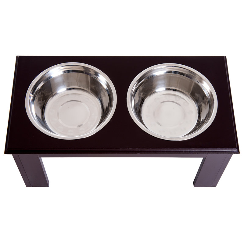 Mangeoire pour animaux à double cuve