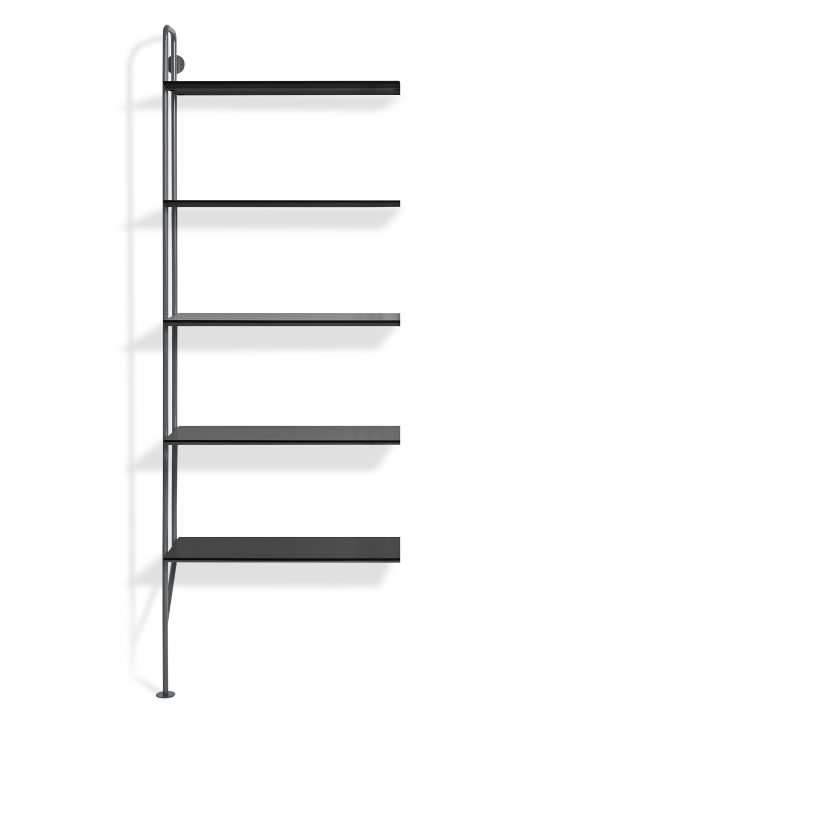 Hitch 26" Bookcase, Walnut/Black