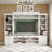 4-Piece Entertainment Center with Bookshelf for TVs Up to 70"-1899378184