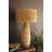 Kalalou Raffia Table Lamp With Shade