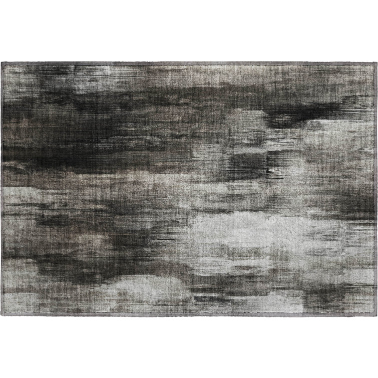 Premium Machine Washable Cerrito AMF567 Gray Rug