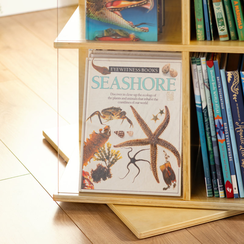 Présentoir à livres EdQ, Naturel