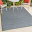 Tapis d'intérieur / d'extérieur réversible bleu marine / crème Leterra-1077603169