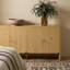 Buffet cannelé moderne à 4 portes avec gestion des câbles 63 po Martha-670976394