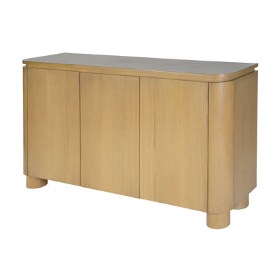 Buffet rectangulaire en bois avec rangement Mari