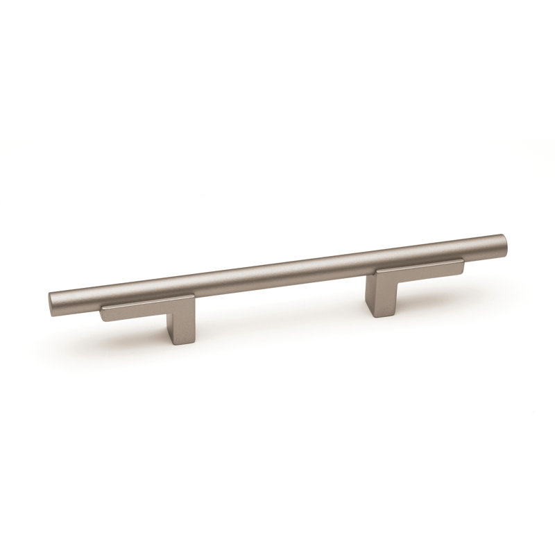 Poignée lisse Vita Bella, Nickel mat, 3.5"