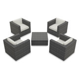 District Outdoor 5 - Piece Conversation Set