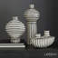 Vase Colbert - noir / blanc-860439709