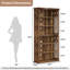 6-tier Bookcase, 75'' Tall Book Shelf-439009040