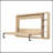 Full Size Murphy Bed With Bookshelf