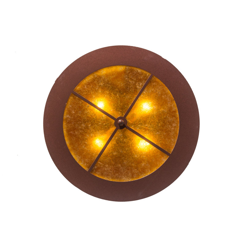 Rustic Lodge 4 - Light Pendant, 74" H x 24" W x 24" D, Rust
