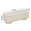 Faux Fur Upholstered Storage Bench-1477825064