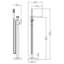 Robinet de baignoire autoportant avec systèmes de baignoire et de douche Waterfall-104250024