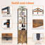 Annettee 172cm H x 32cm W Metal Corner Bookcase