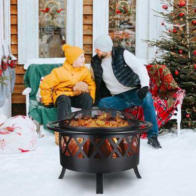 Segura 69cm x 34cm Fire Pit Stand