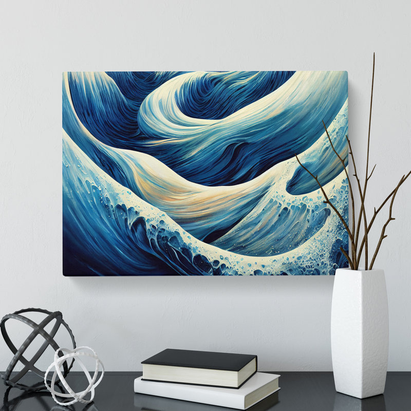 Surreal Ocean Wave Vol.1 Abstract, 50cm H x 76cm W x 3cm D