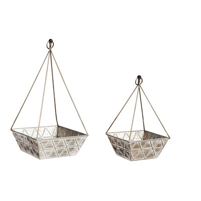 Ensemble de pots de fleurs d'intérieur / extérieur 2 pièces