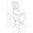 Swivel Bar Stool with Upholstered Seat-1243885179