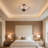 5-head Flower-shaped Crystal Ceiling Lamp