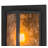 Wedge Wrought Iron Flush Mounted Sconce