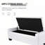 Banc de rangement en similicuir