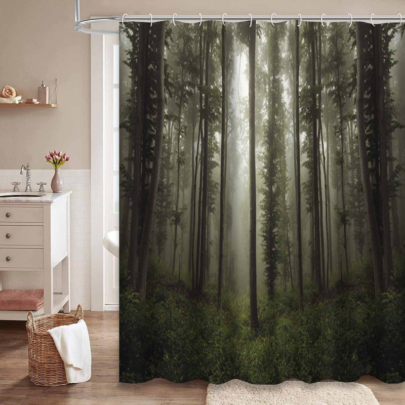 Rideau de douche Woods, 72" L x 78" W