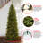 North Valley Spruce Pencil Slim Tree with Clear Lights-914715059