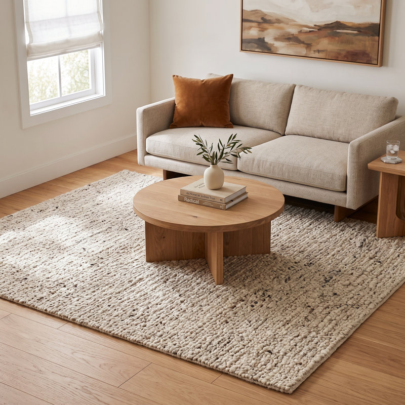 Myra Hand-Tufted Wool Area Rug, Rectangle 8' x 10'
