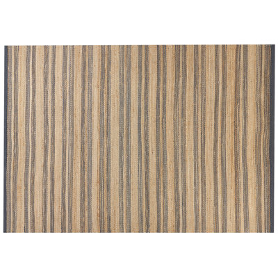 Woodworth Rectangle 160 cm x 230 cm Striped Hand Woven Area Rug
