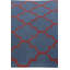 Tapis bleu Orlando