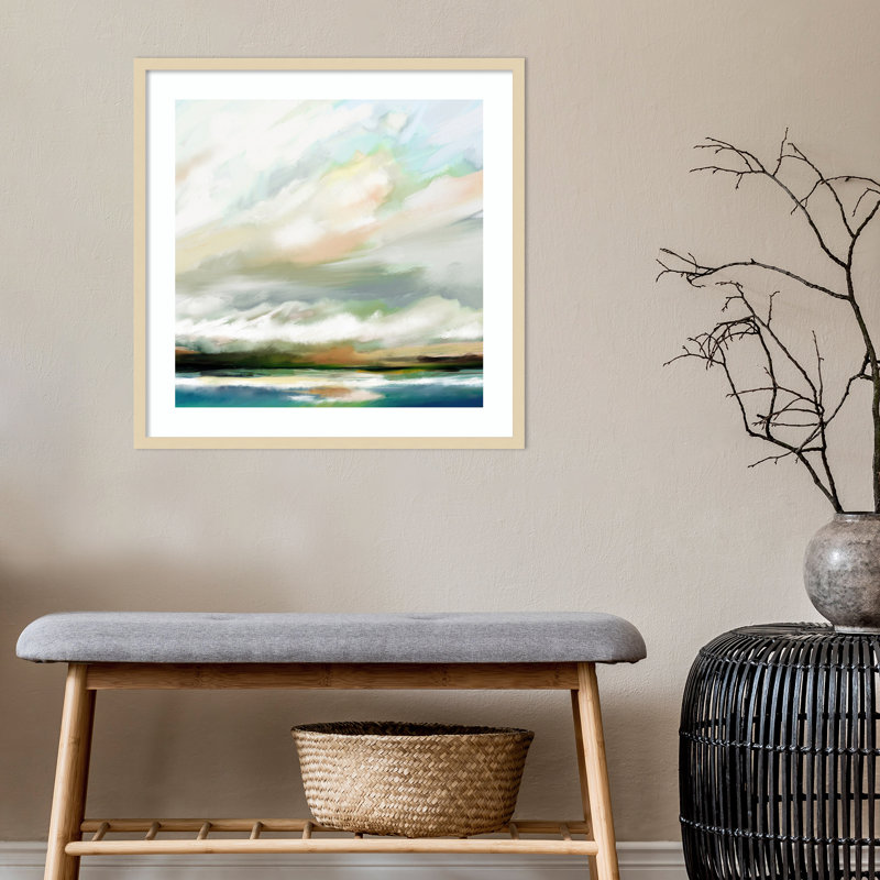 «Sunday Morning» par Mary Sparrow, reproduction d'art sur papier encadrée, H 41 po x l 41 po, Impression encadrée, Naturel