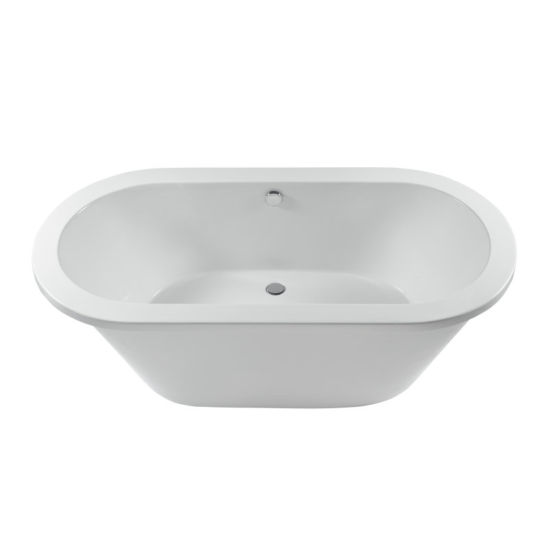 New Yorker 6 Freestanding Soaker Tub, White