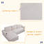 Canapé modulaire 104 po Cloud-733393286-733393283
