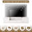 126'' White Entertainment Center for 55/65/75 Inch TV, Wood Modern Media Console Set Of 3 Includes Tv Stand With Storage And Two 3-tier Display Cabinet With 2 Drawers For Living Room And Bedroom-1435591511