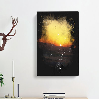Indian Sunrise - Wrapped Canvas