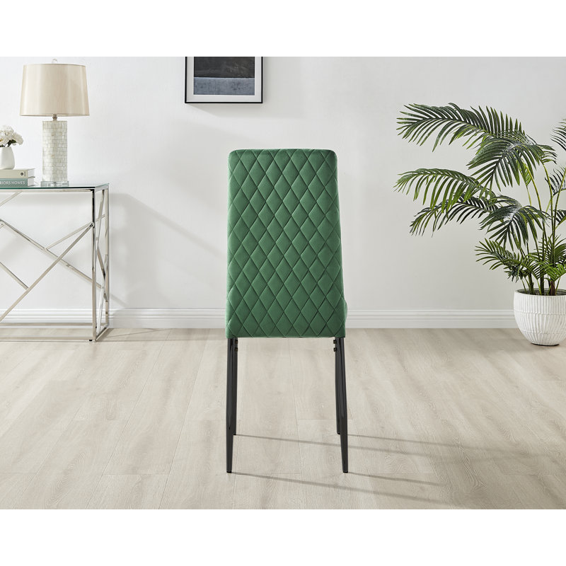 4 - Person Dining Set, Green/Black