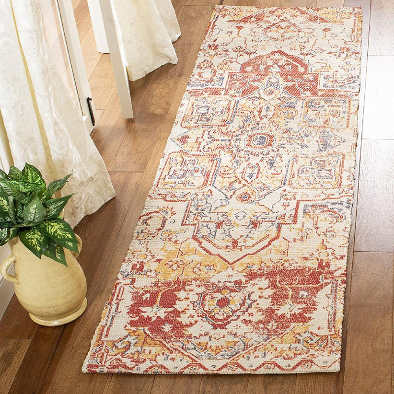 Saffron Hand Loomed Performance Oriental Rug, Runner 2'3" x 8'