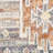 Jamieson Machine Woven Blue/Orange Area Rug-151683844