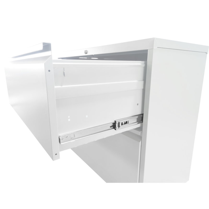 Metal 3 Drawer Office/Home File Cabinet With Lock, , Tilt, Full Extension, Accommodates A4/Legal/Letter Size Files And Boxes 3 Steel Cabinet, Use, , , Extension Drawers, Tilt Feature, Fits