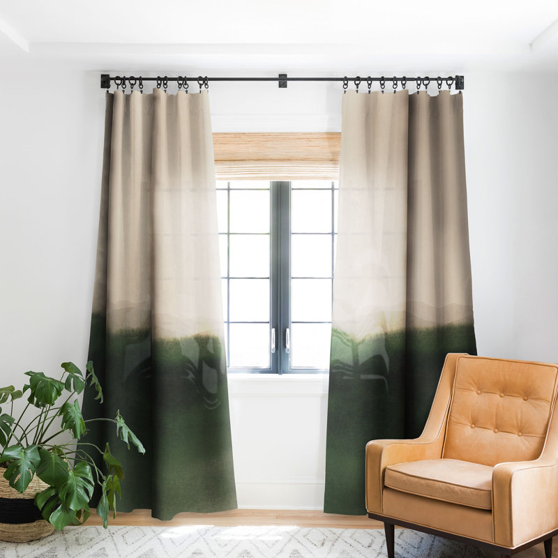 Yashas Blackout Curtain Single Panel, 50" W x 108" L