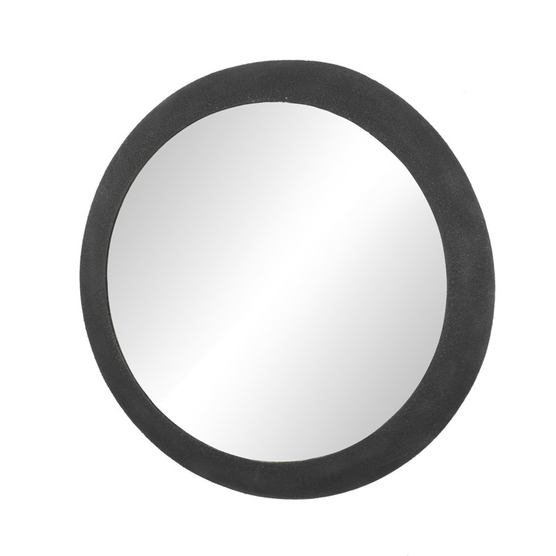 Grazia Round Iron Mirror