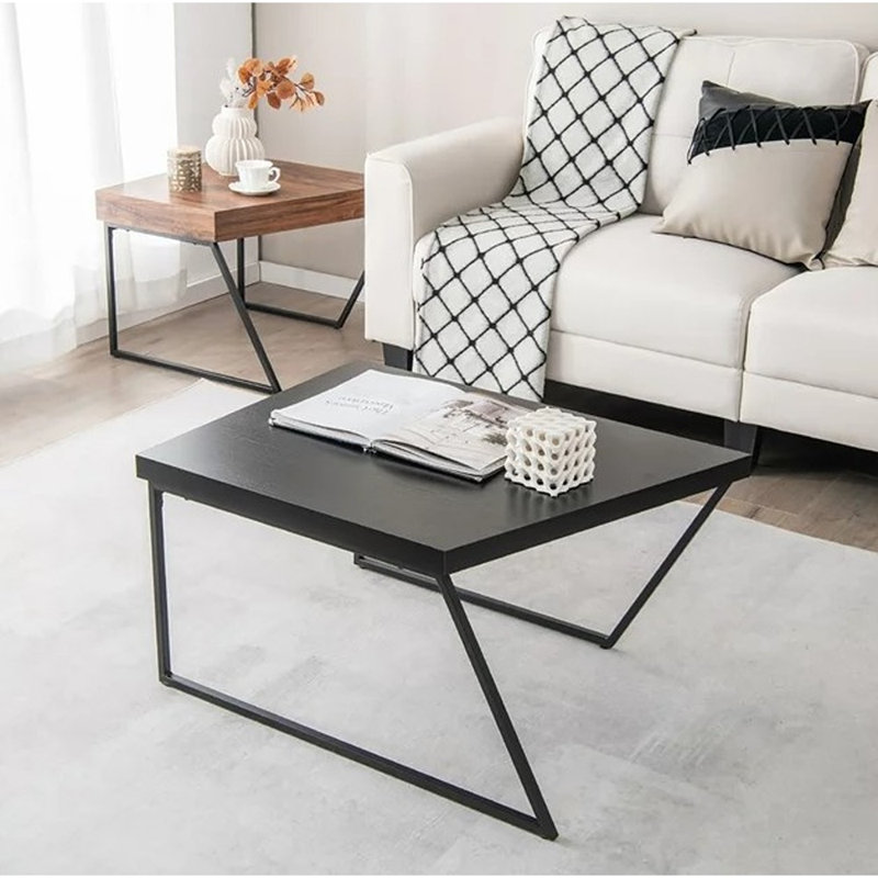 Ensemble de 2 tables d'appoint empilables Mulcahy