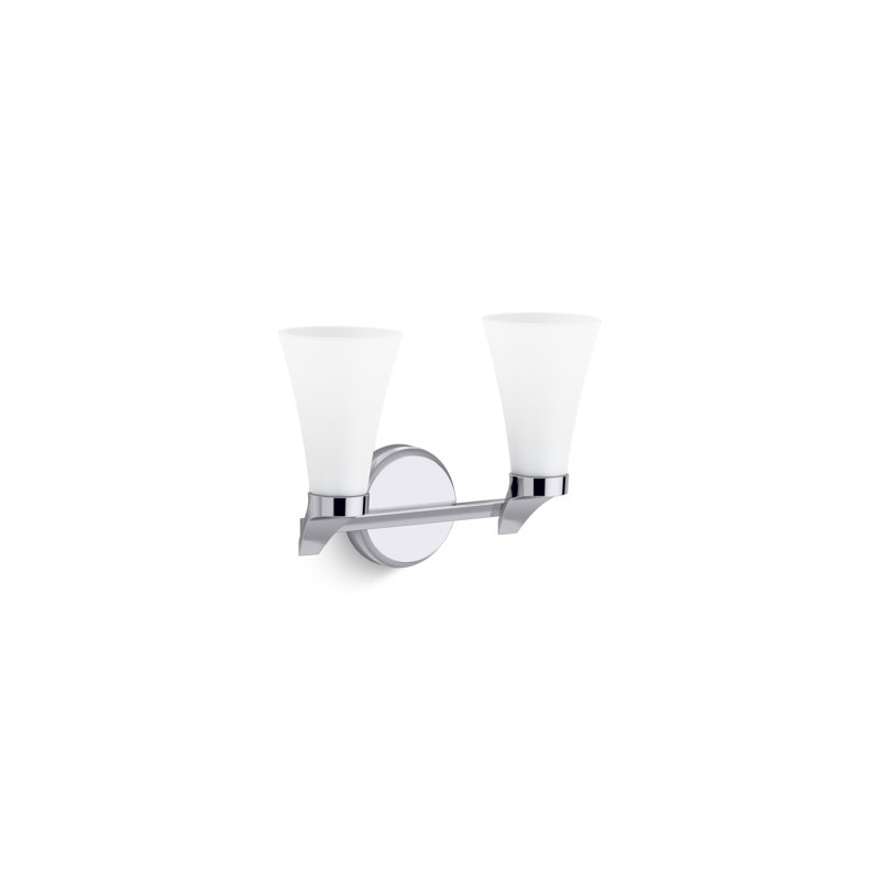 Simplice Two-Light Sconce, Polished Chrome